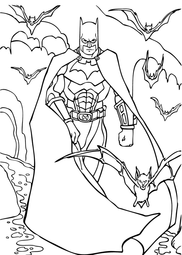 Batman Coloring Page - Dr. Odd