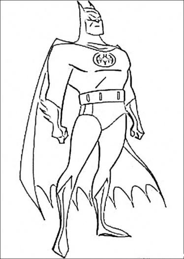 Batman Coloring Page - Dr. Odd