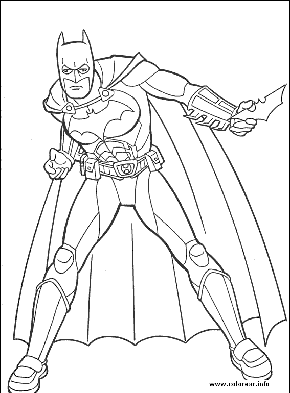 Batman Coloring Page - Dr. Odd