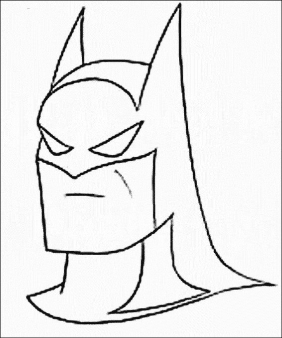 batman coloring odd dr face