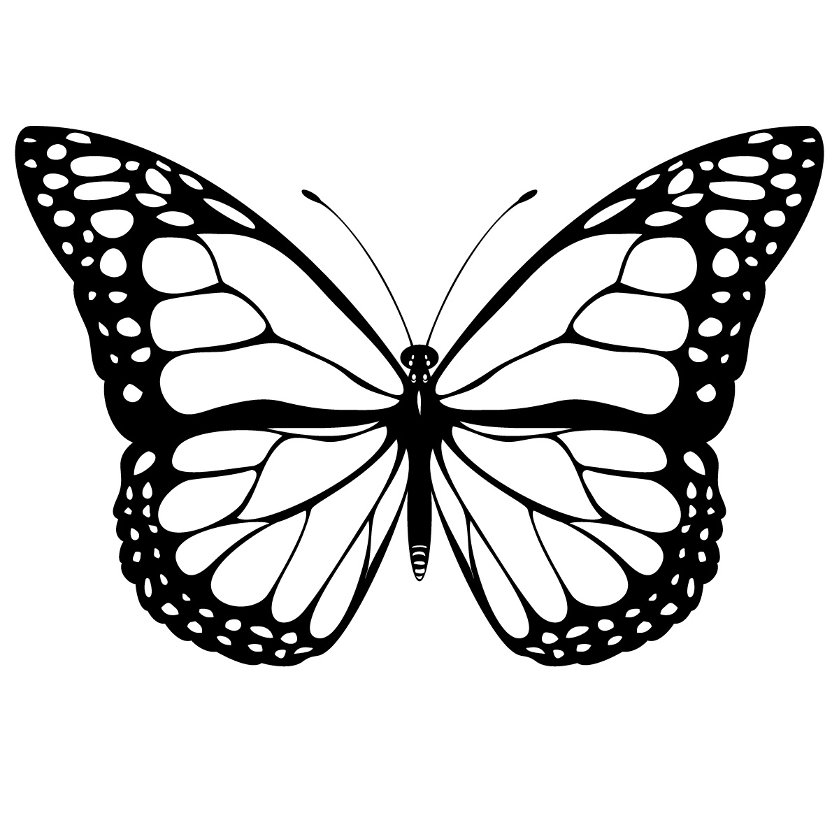 Butterfly Coloring Page - Dr. Odd