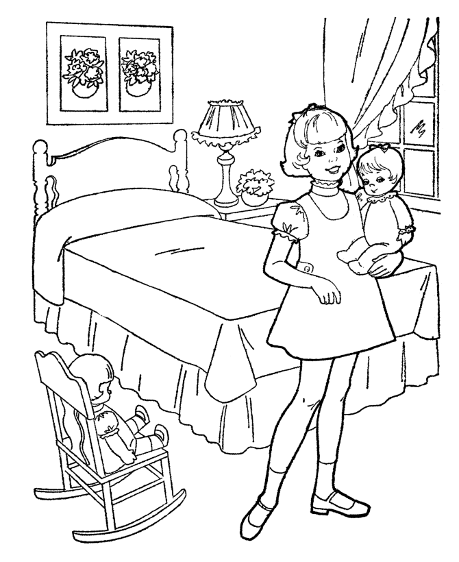 Coloring Pages for Girls  Dr. Odd