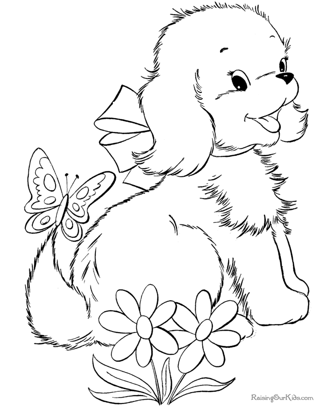 i love you coloring pages dog - photo #39