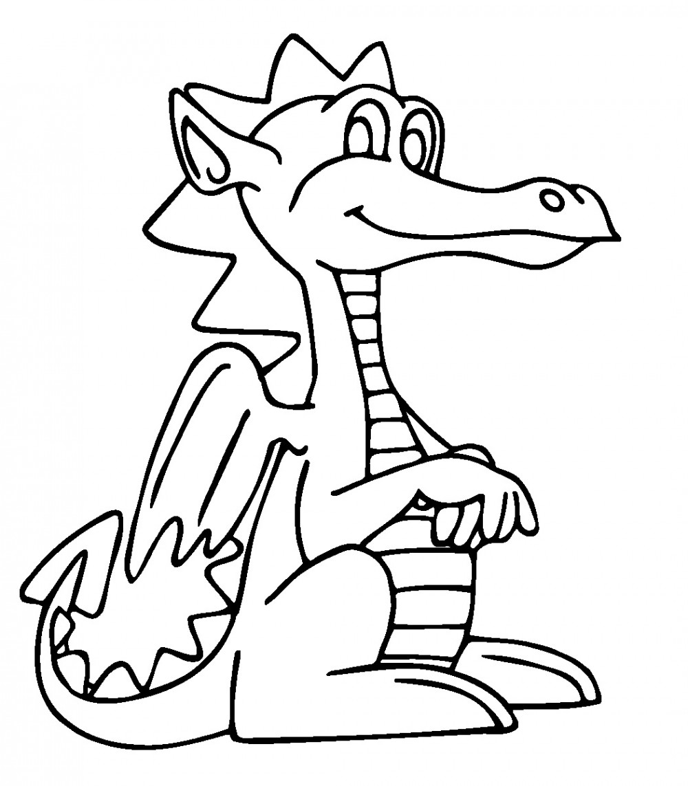 Dragon Coloring Pages 2018- Dr. Odd