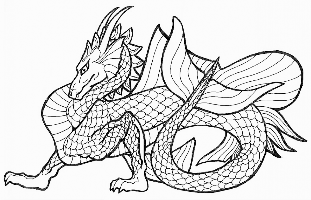 Dragon Coloring Pages 2018 Dr Odd