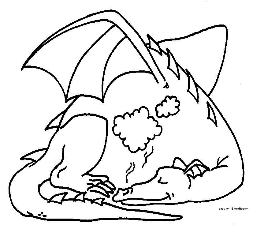 Dragon Coloring Pages 2018- Dr. Odd