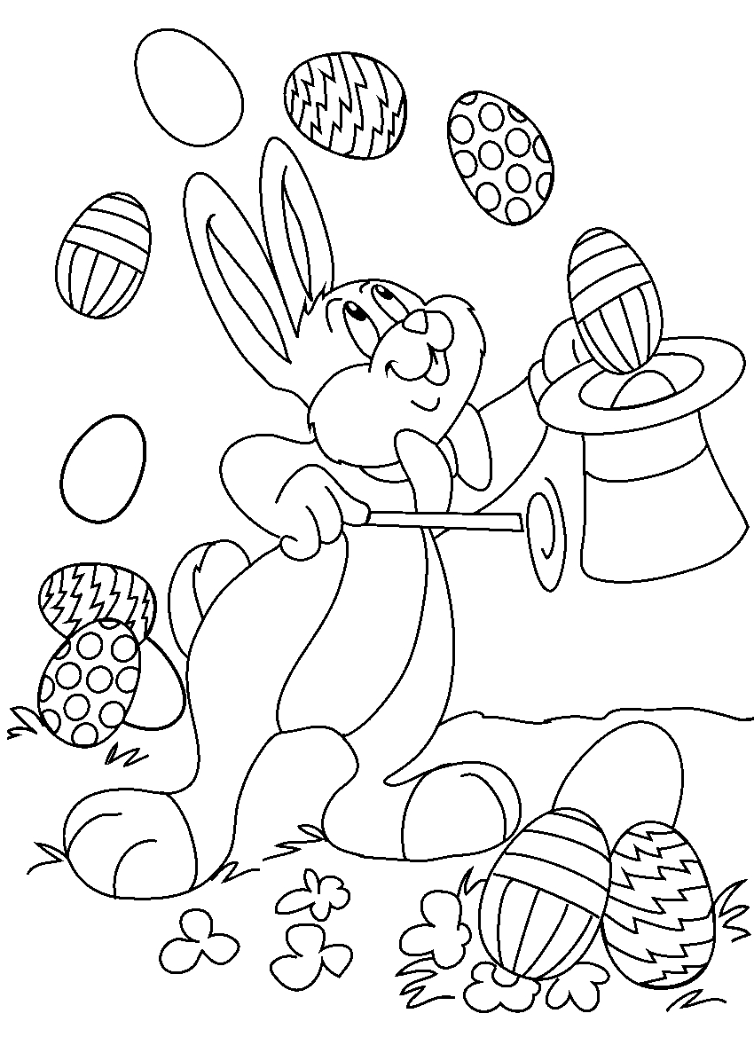 Free Printable Easter Coloring Pages For Sunday School