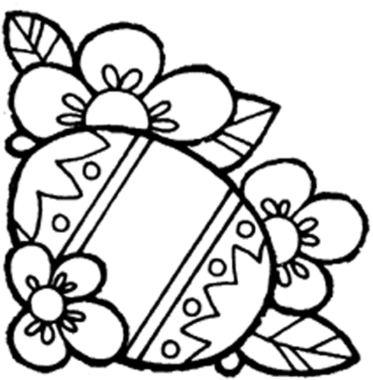 easter clipart to color - photo #34