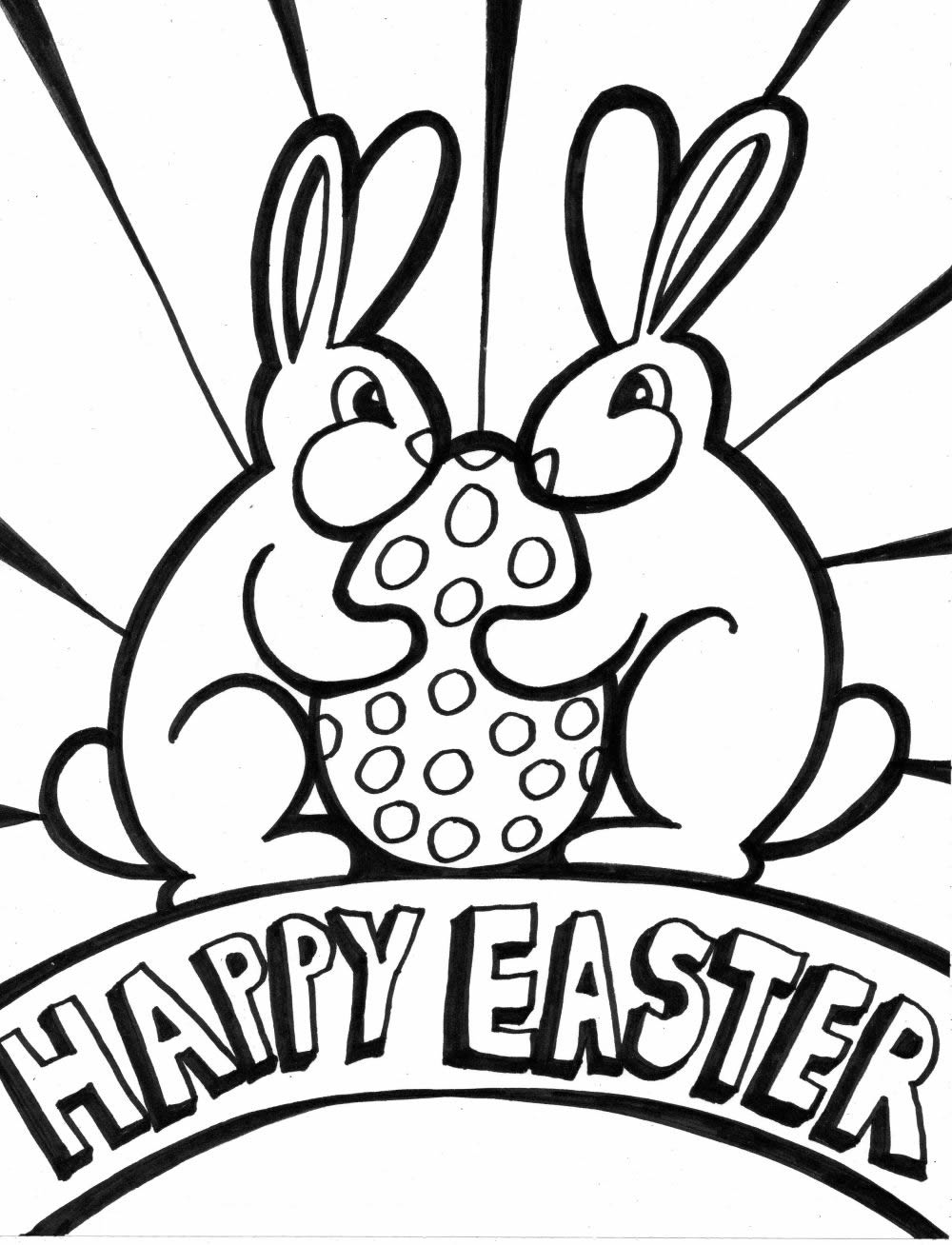 Easter Coloring Sheets 2018- Dr. Odd