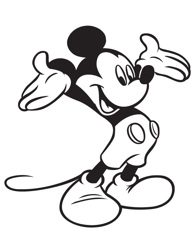 Mickey Mouse Coloring Pages 2018- Dr. Odd