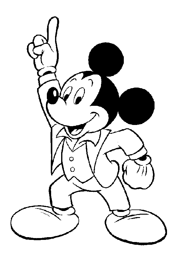 mickey mouse get well soon coloring pages - photo #4