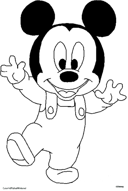 Mickey Mouse Coloring Pages 2018  Dr. Odd