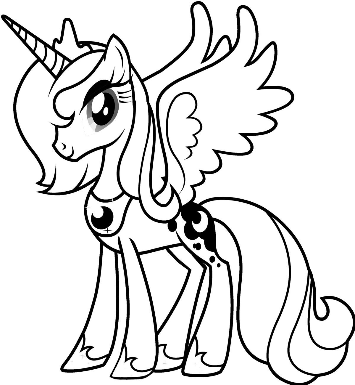 My Little Pony Coloring Page - Dr. Odd