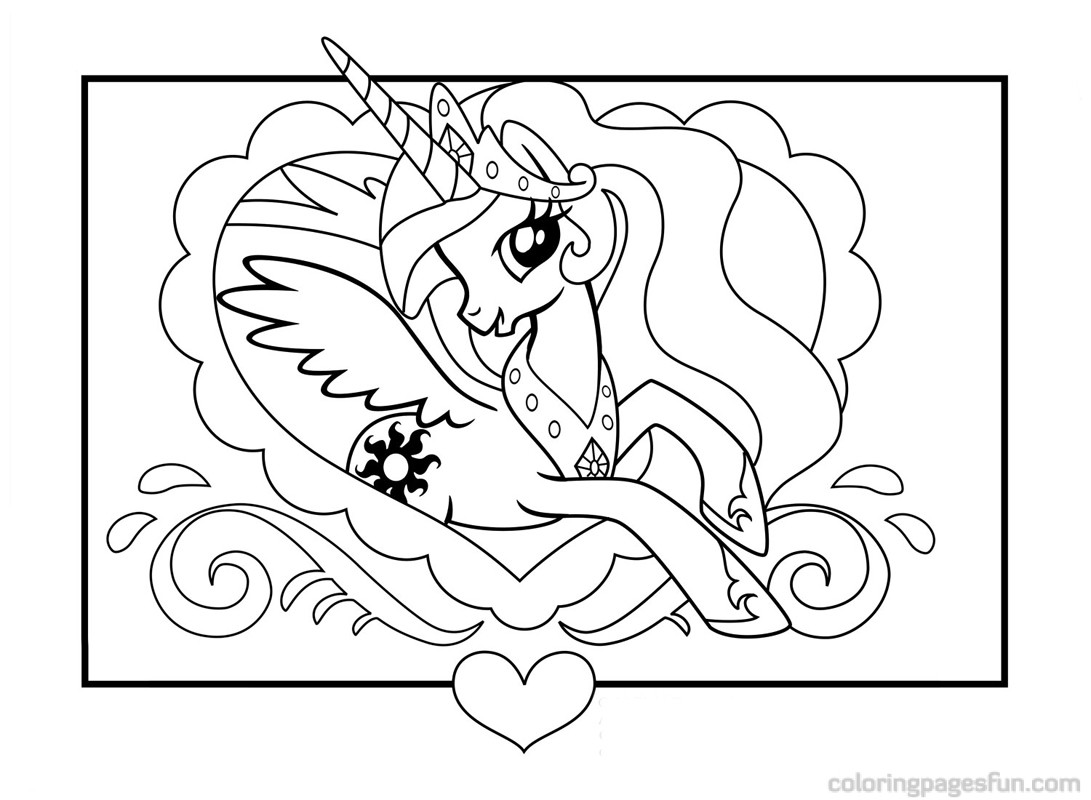 My Little Pony Coloring Page   Dr. Odd