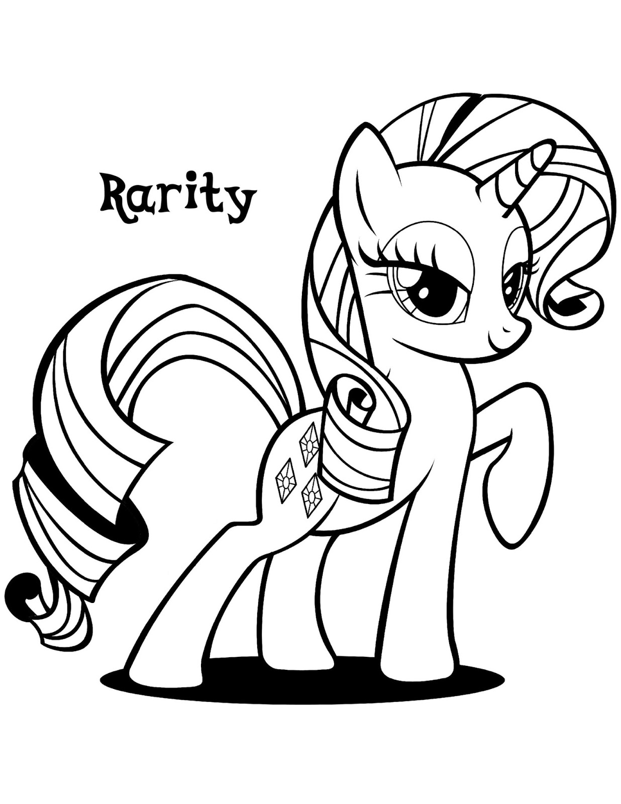 My Little Pony Free Coloring Pages For Girls TimyKids