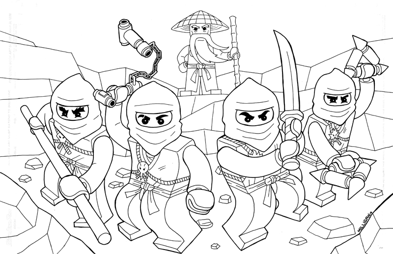 Lego Ninjago Coloriage Ninjago