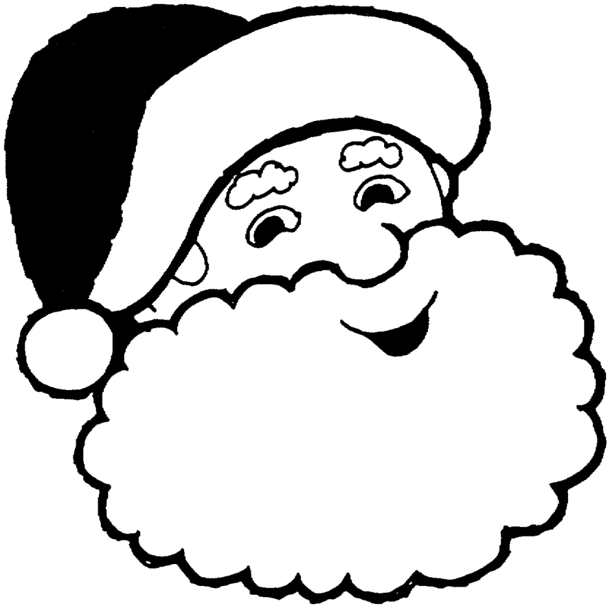 Santa Coloring Pages - 2018