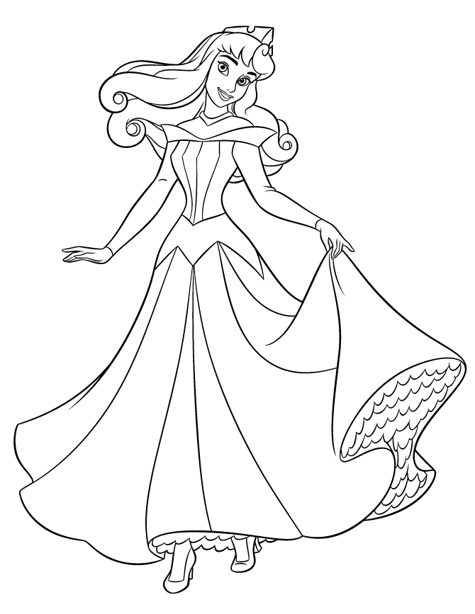 Sleeping Beauty Coloring Pages 2018   Dr. Odd