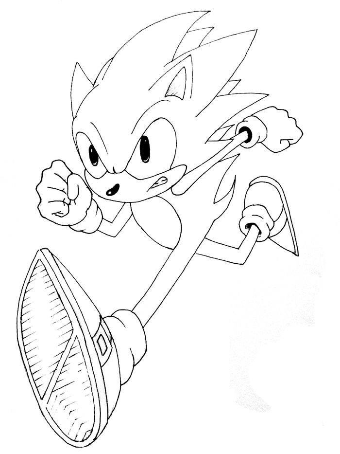 Sonic Coloring Pages 2018- Dr. Odd