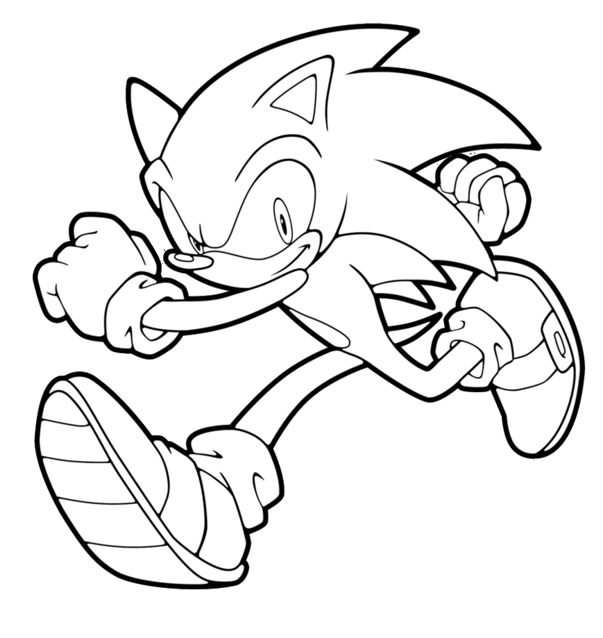Coloring Pages: SONIC COLORING PAGES