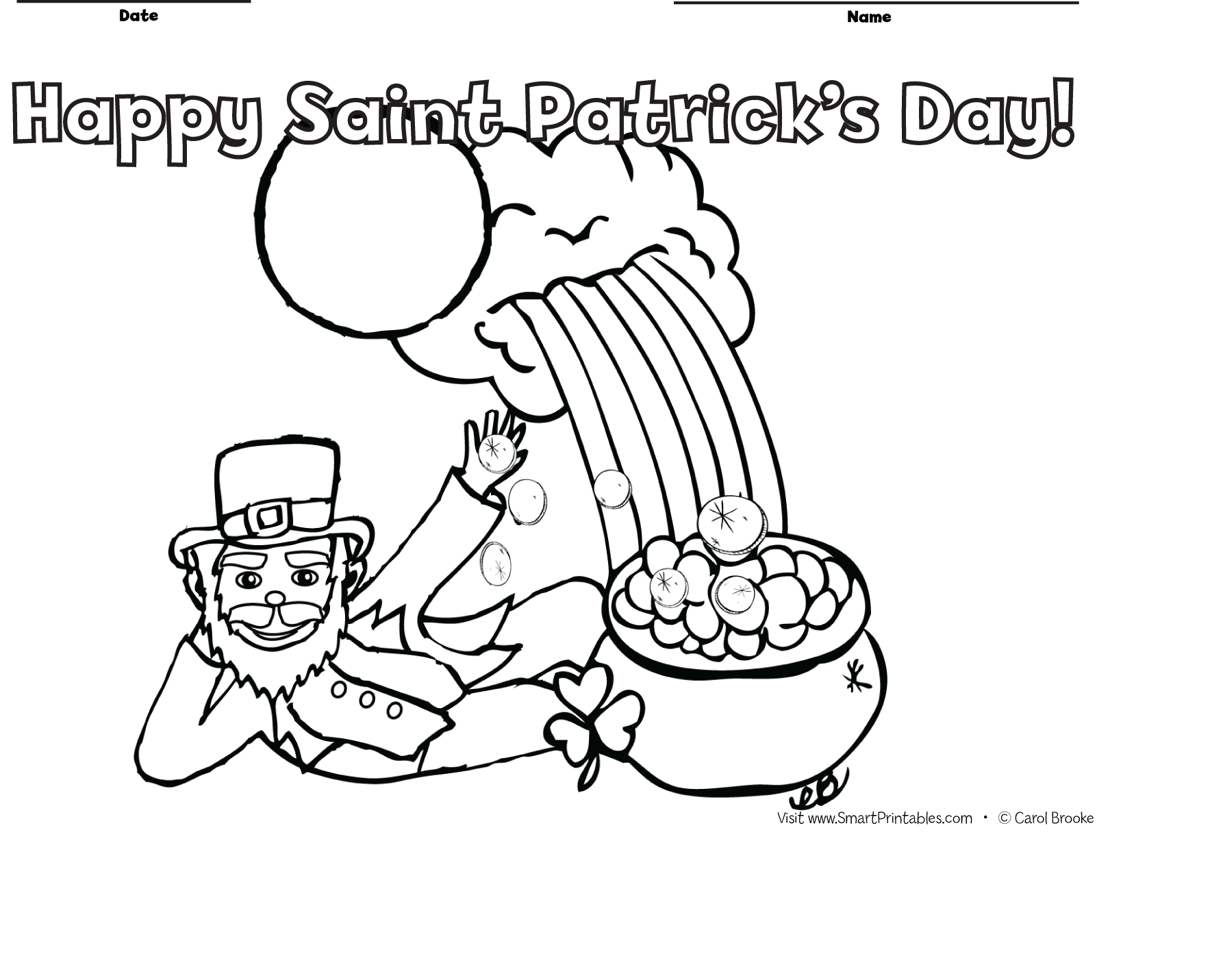 ydad st patricks day coloring pages - photo #45