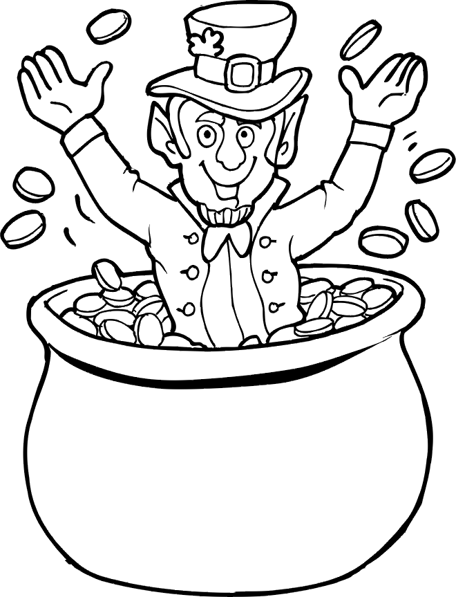 saint patrick and coloring pages - photo #14