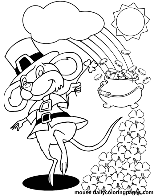 saint patricks day coloring pages disney - photo #41