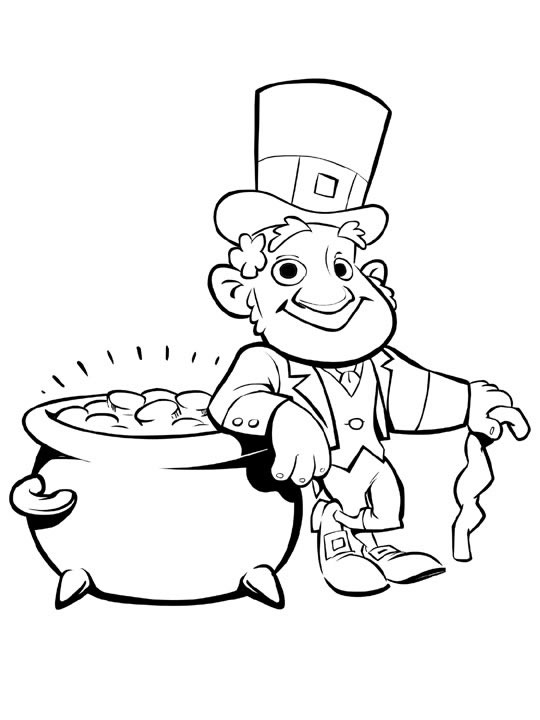 St. Patricks Day Coloring Pages - Dr. Odd
