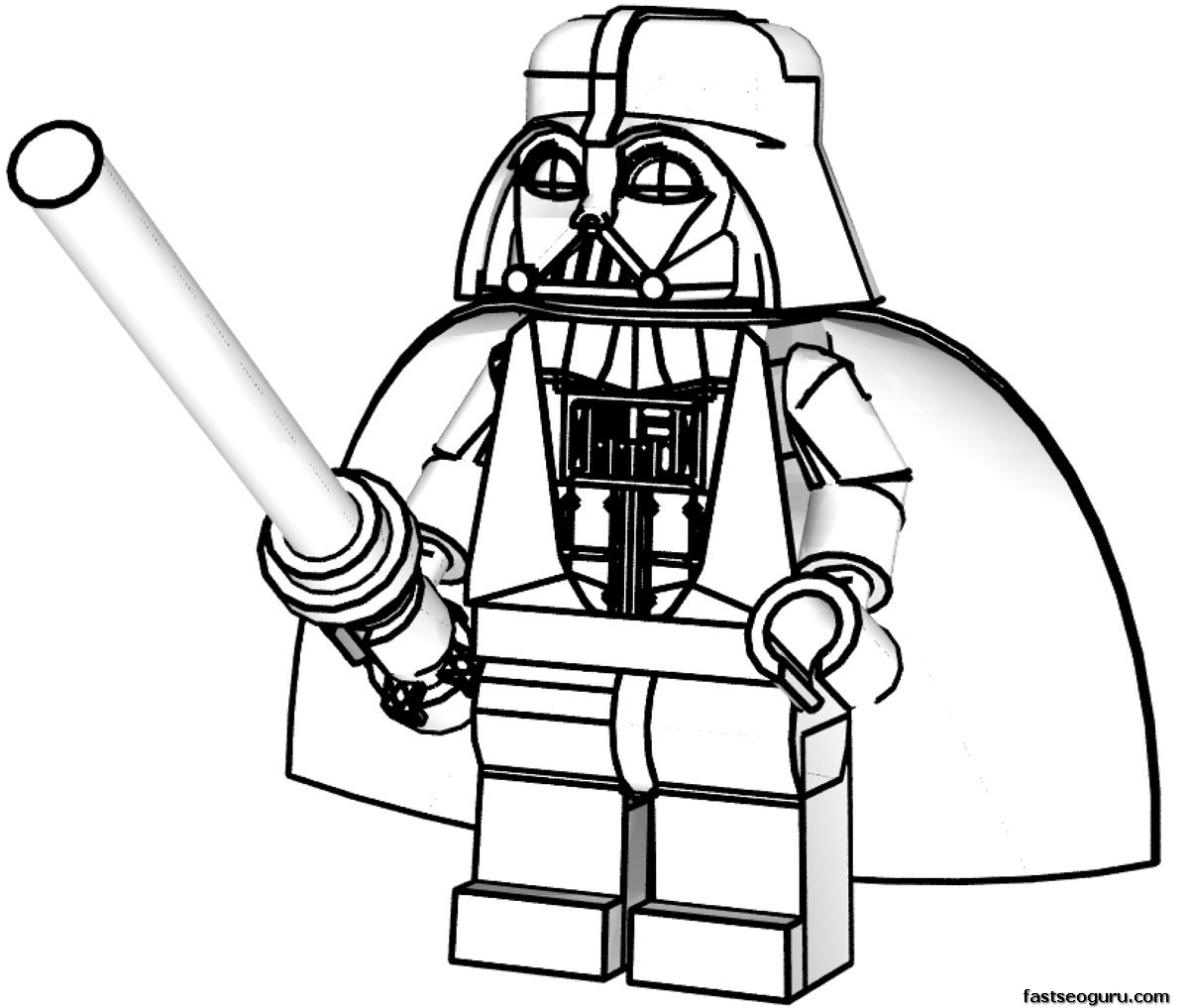 Free coloring pages of lego star wars winter