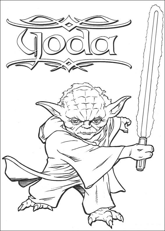 yoda face coloring pages - photo #19