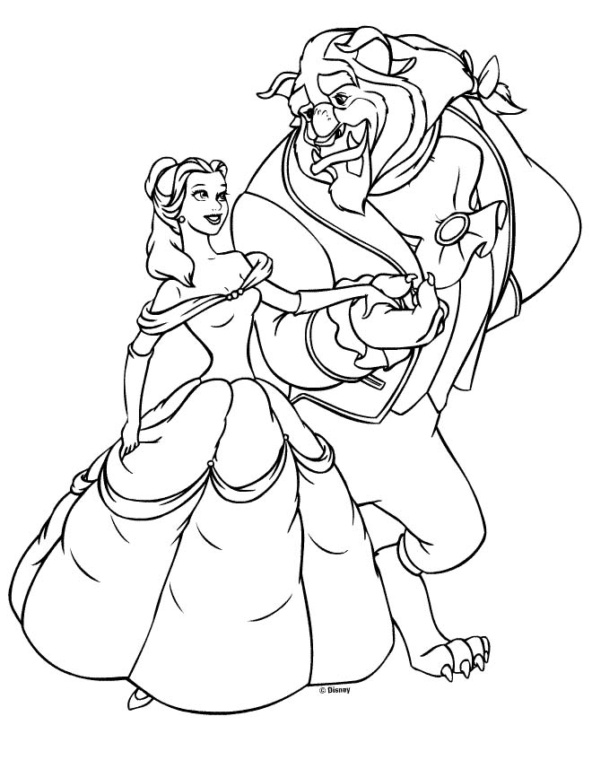Belle Coloring Pages 2017 Dr. Odd