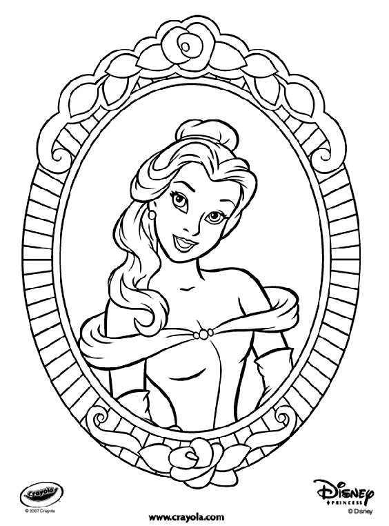 Belle Coloring Pages 2017 Dr. Odd