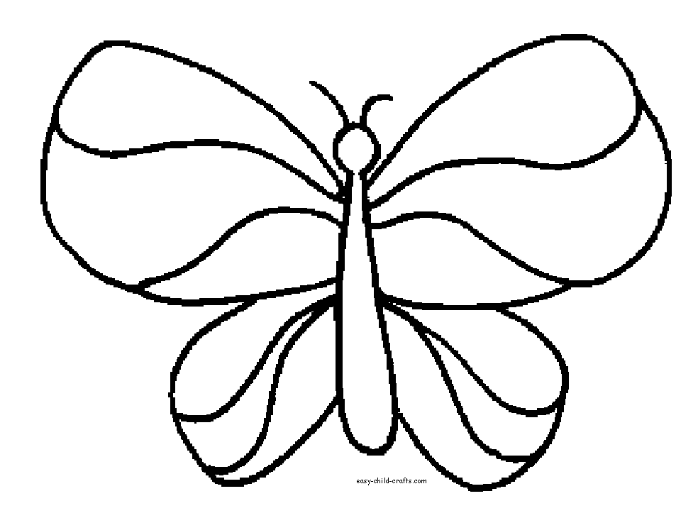 Butterfly Coloring Page - Dr. Odd