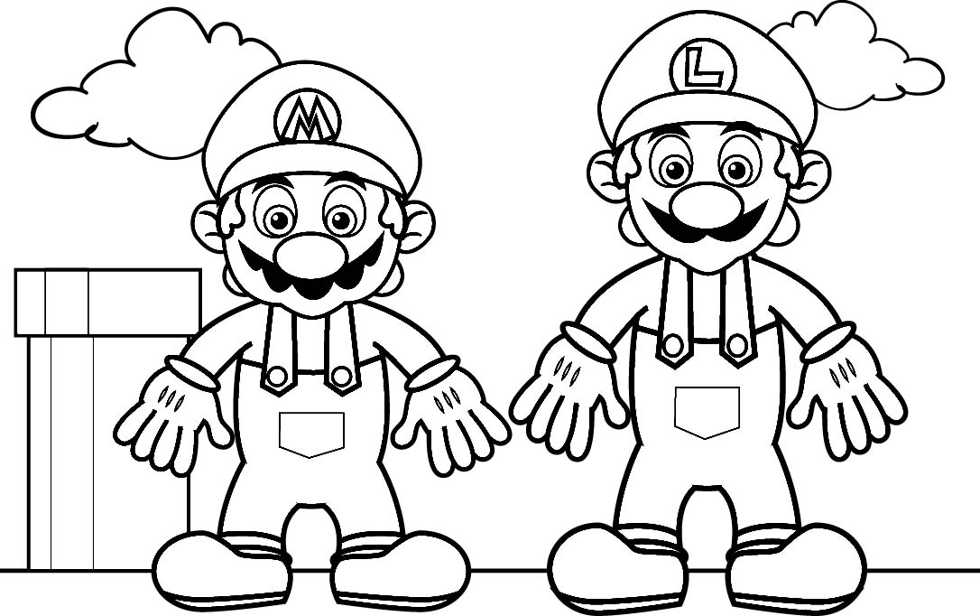 printable easy character coloring pages - photo #46