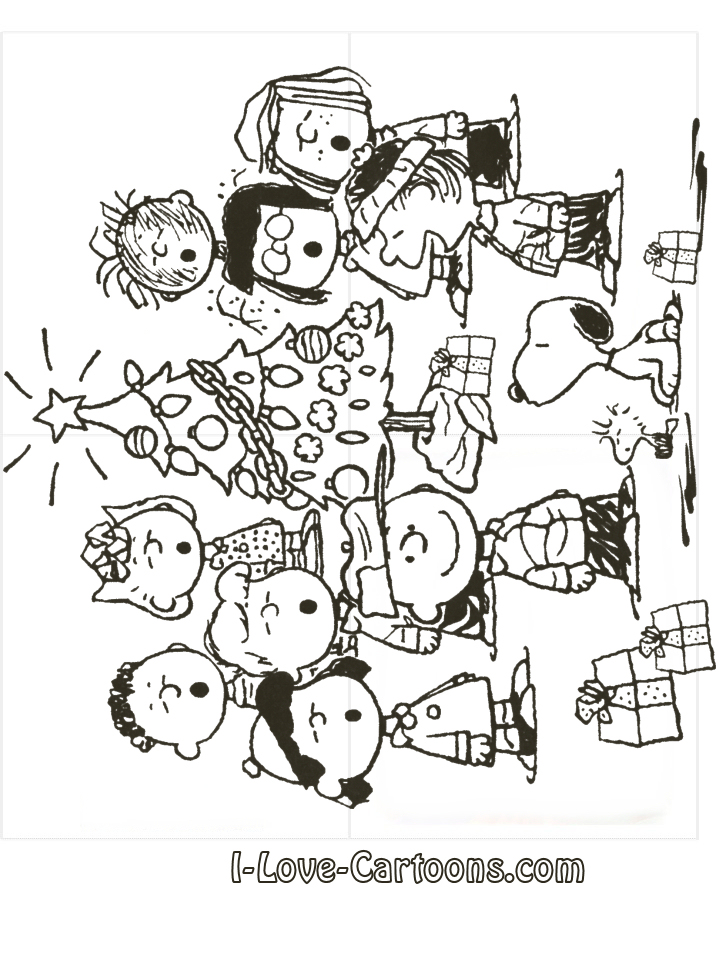 peanuts nativity coloring pages - photo #23