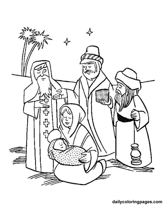 wiseman coloring pages - photo #35