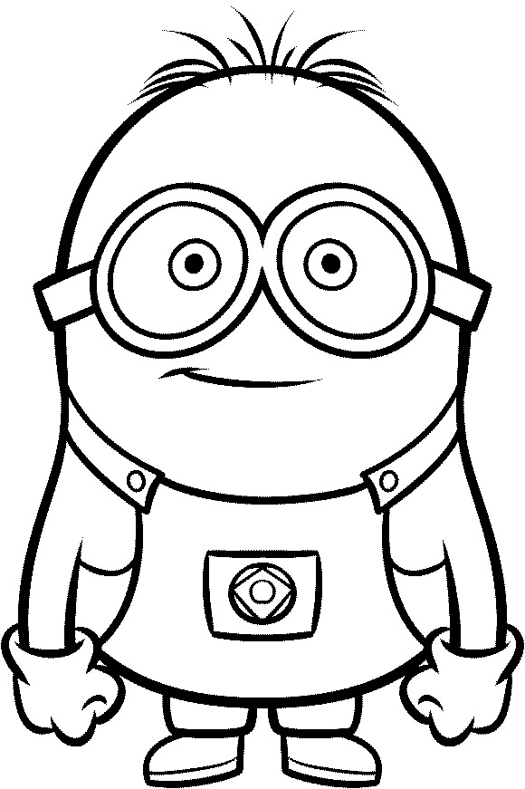 printable easy character coloring pages - photo #24
