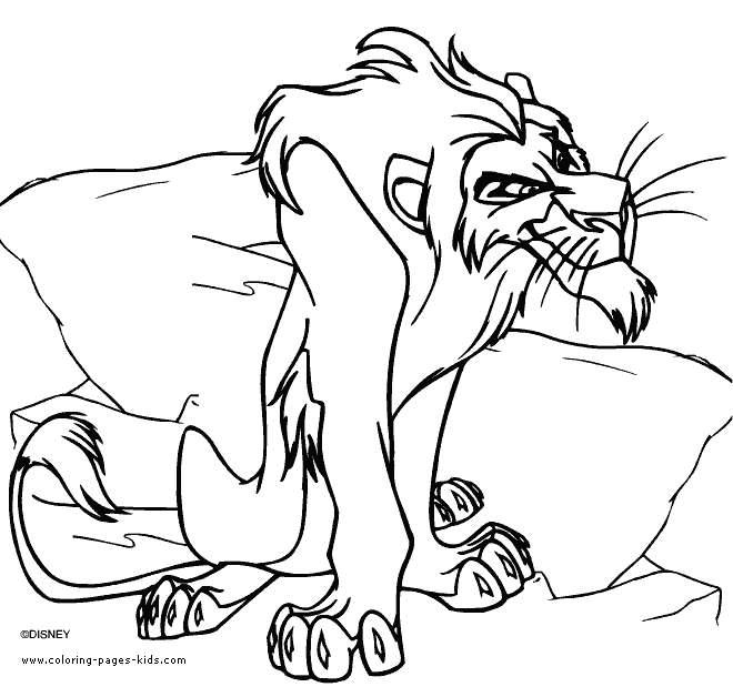 images of lion king coloring book pages - photo #33