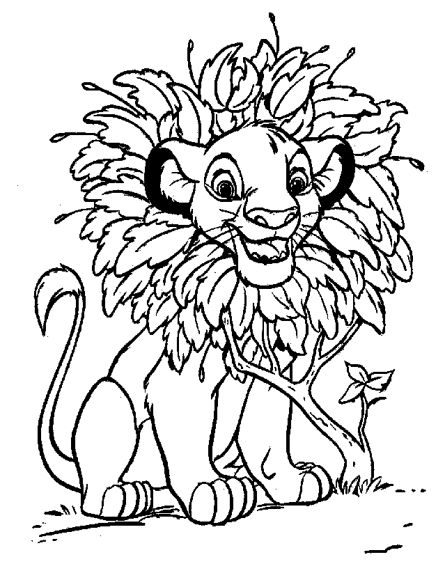 Lion King Coloring Pages 2018- Dr. Odd