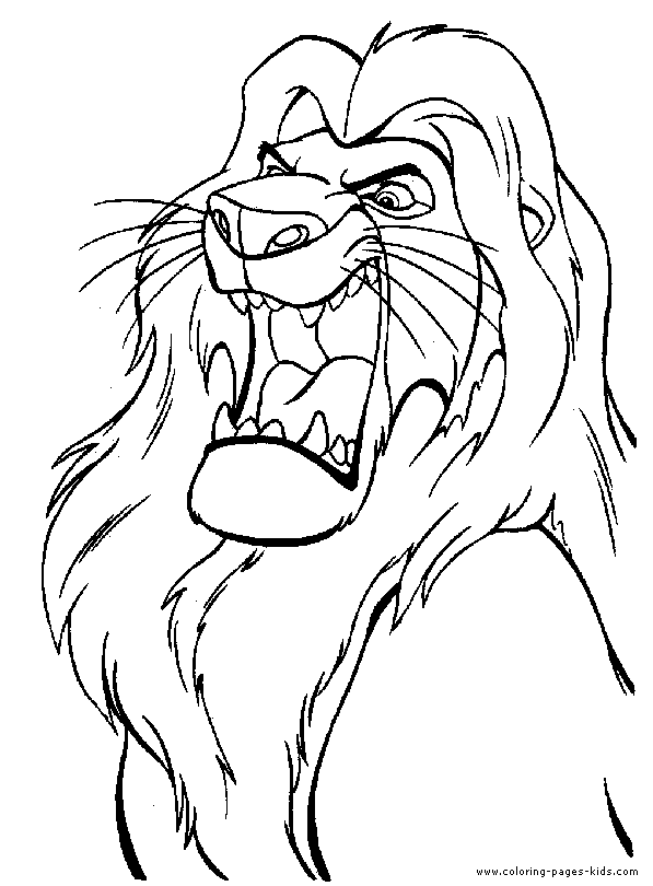 Lion King Coloring Pages 2018- Dr. Odd