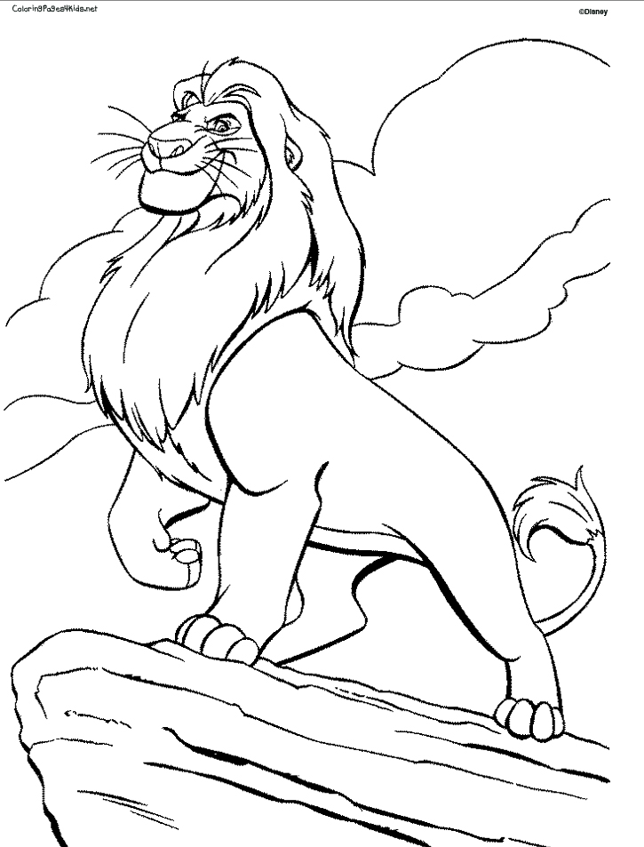 Lion King Coloring Pages 2018- Dr. Odd