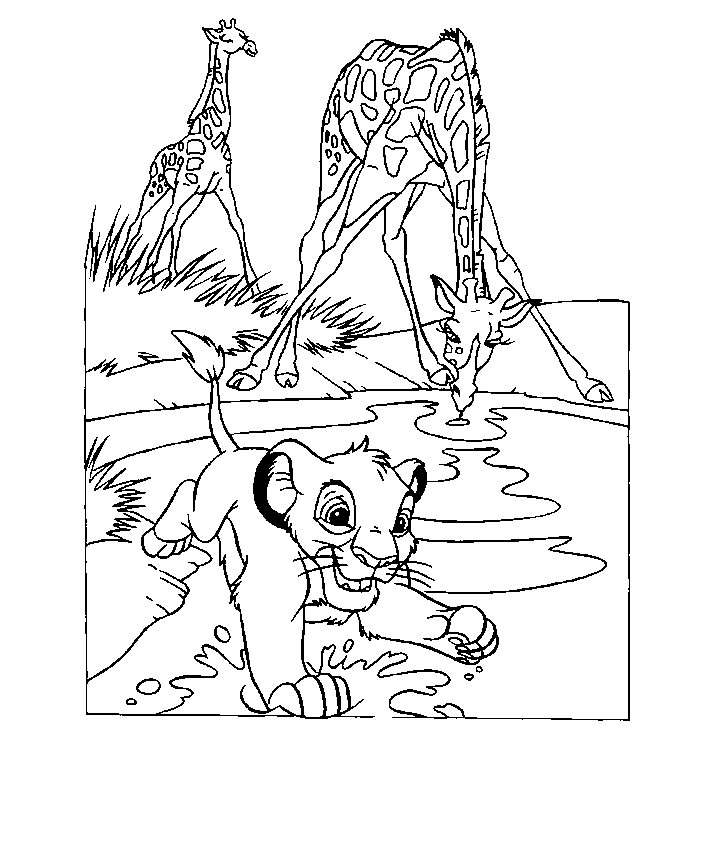 Lion King Coloring Pages 2018- Dr. Odd