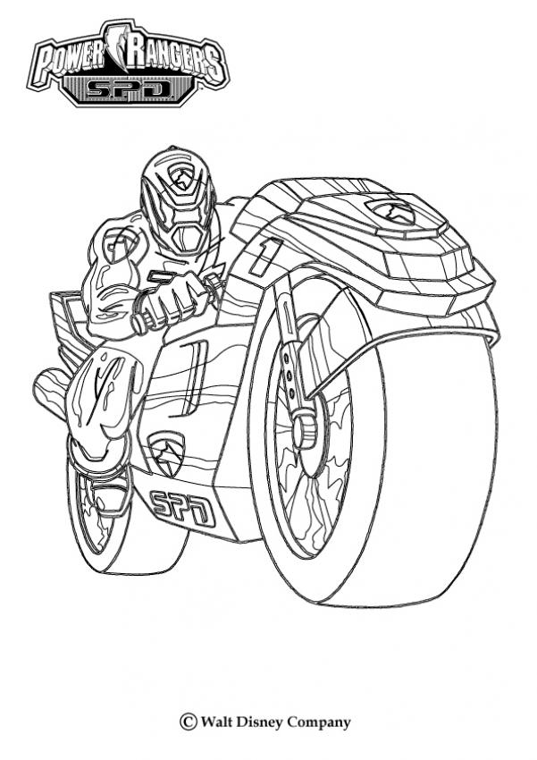 Power Rangers Coloring Pages - Dr. Odd