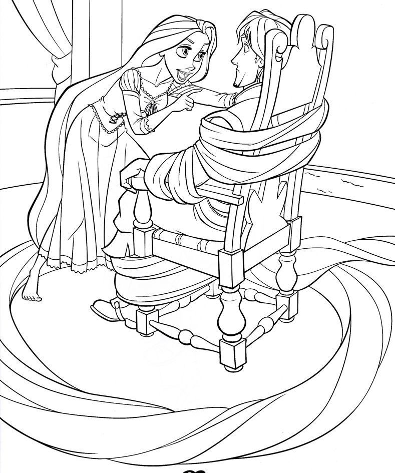 tangled coloring pages maximuscle - photo #22