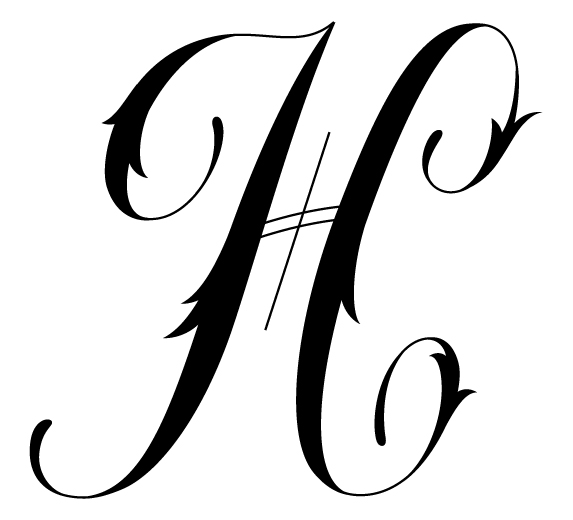 letter h dr odd h letter design