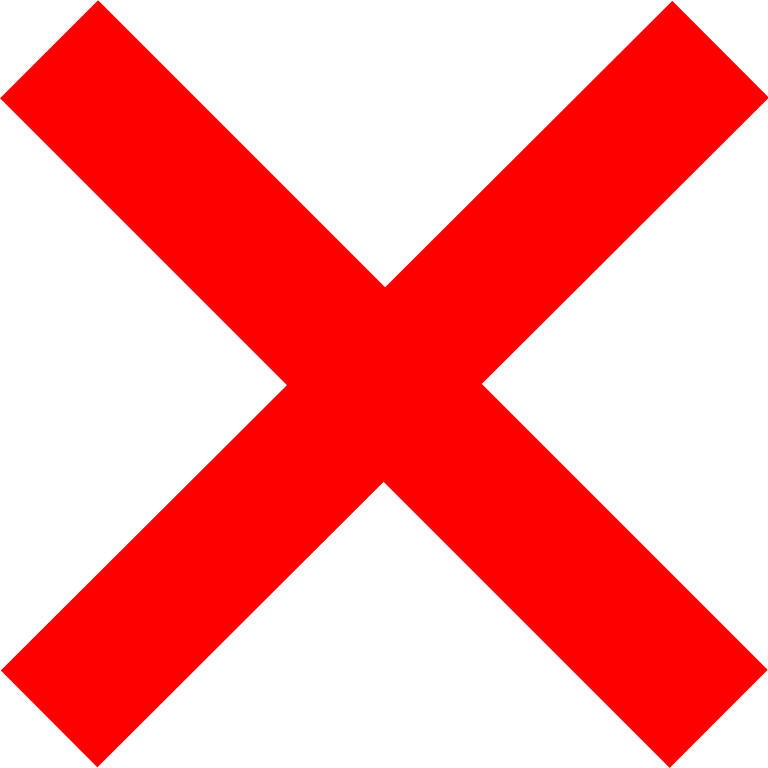 Image result for red x