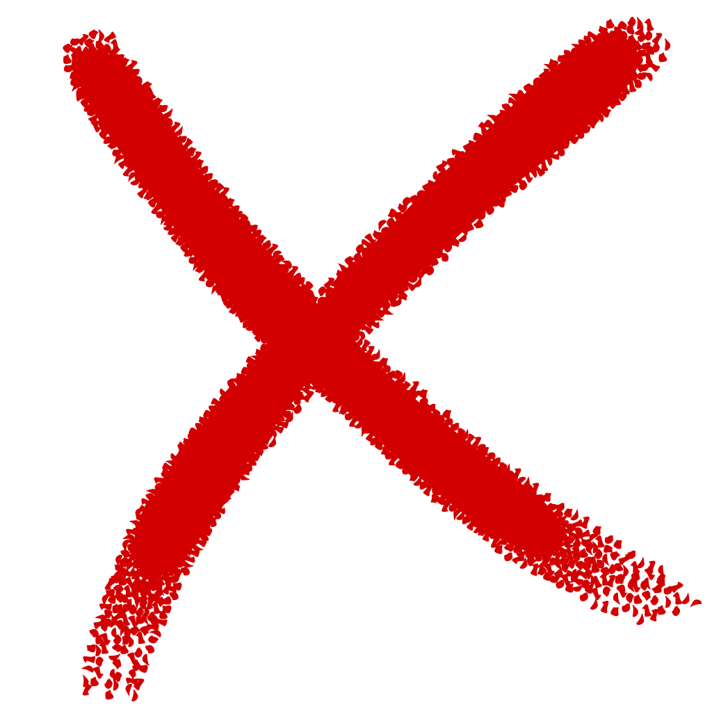 Red X Png Transparent Background Png Image Collection