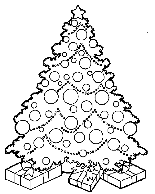Christmas Tree Coloring Sheets 2018- Dr. Odd