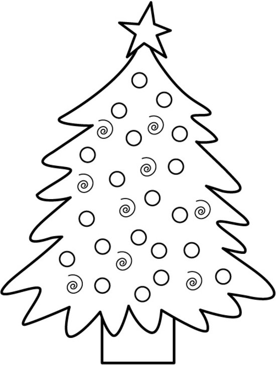 Christmas Tree Coloring Sheets 2018- Dr. Odd