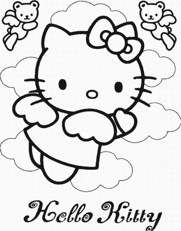 Coloring Pages Hello Kitty - Dr. Odd